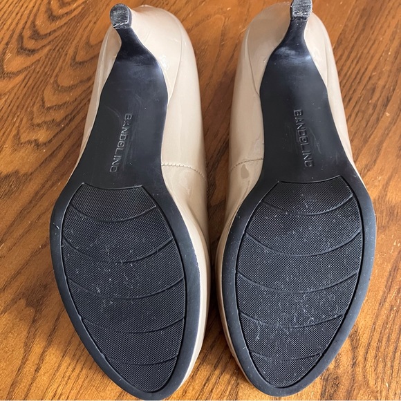 Bandolino Tan Peep Toe Pump 3” Size 8.5 - Picture 7 of 10